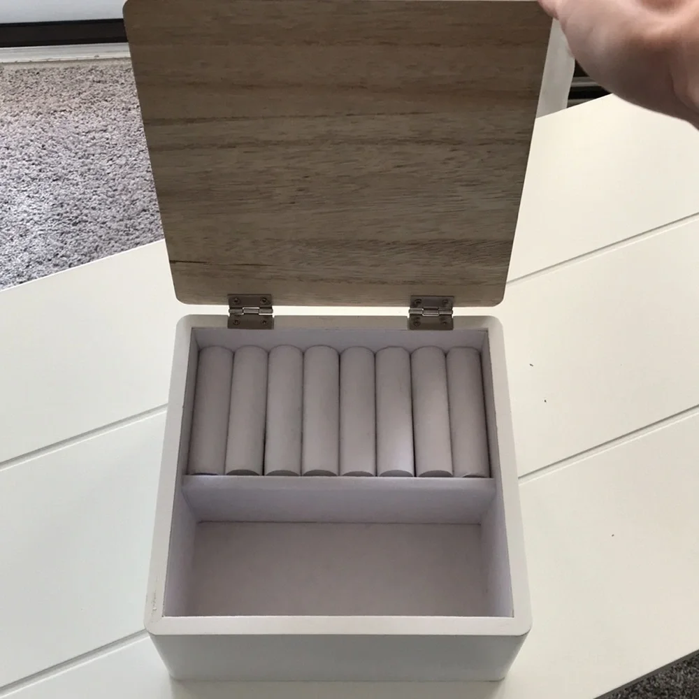 Rae Dunn Wooden Jewelry Box - Picture 2 of 5